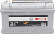Batería de coche Bosch S5 010 85 A/h - 800 A - Batería de 12 V, plomo-ácido para vehículos sin sistema Start/Stop y con alta demanda energética, (-) (+), 315 x 175 x 175 mm