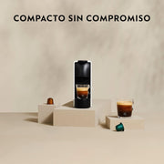 Nespresso Krups Essenza Mini XN1101 - Cafetera monodosis de cápsulas Nespresso, compacta, 19 bares, apagado automático, color blanco (Pack de cápsulas de bienvenida incluido)