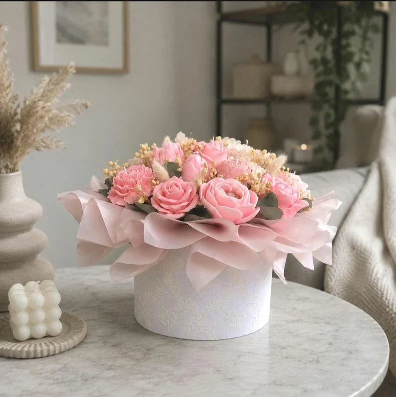 Vela aromática de flores, regalo para mujeres, cumpleaños, romántico