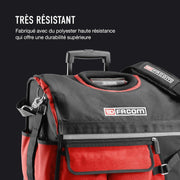 FACOM - Caja de herramientas textil con ruedas, Bolsa ProBag, 550mm x 360mm x 440mm, BS.R20PB