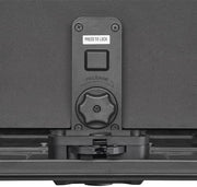Top Case Générique Alp44B Alpine Black Line Noir avec plaque universelle compatible avec les supports Givi Monolock