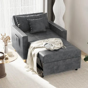 Sillón cama ajustable, convertible 3 en 1, varios colores, para 1 persona