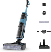 Rowenta X-Clean2, Aspirador friegasuelos sin cable, limpieza 2 en 1, modos ECO/Max, ligero, limpieza a lo largo de las paredes, autolimpieza, GZ2271E0, azul