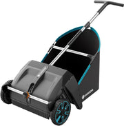 Recolector de hojas y césped 3566-20 con ajuste de altura del cepillo para césped, terraza y jardín recolector de hojas