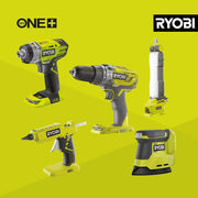 Pack 9 Herramientas 18V ONE+: Taladro, Atornillador de impacto, Amoladora, Multiherramienta, Pistola de pegamento, Sierra circular, Sierra de calar, Linterna, Lijadora + 2 baterías y cargador - R18CK9B-252SLZ