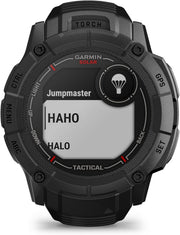 Instinct 2X, Solar – Tactical Edition - Reloj GPS robusto y conectado – Negro - Caja de 50 mm (Reacondicionado)