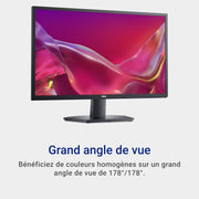 Dell SE2725H Monitor PC 27" Full HD (1920x1080), 75Hz, VA, 5ms, VESA (100x100mm), HDMI, VGA, Garantía de 3 años, Negro