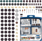Herramienta rotativa multifunción Dremel 4250, versión exclusiva de Amazon, 175 W, 3 complementos y 35 accesorios + kit SC723 EZ SpeedClic, juego de 100 accesorios para herramienta multifunción