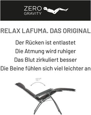 Tumbona relax Lafuma, plegable y ajustable, RSXA Clip, Batyline, color: Seigle, LFM2035-8548