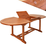 Mesa de jardín Casaria® resistente a la intemperie, con certificación FSC®, 200x100 cm