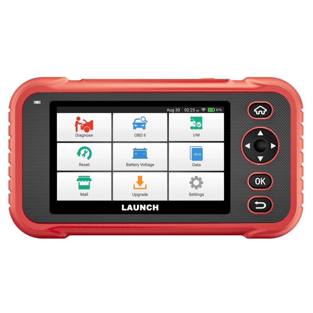 Escáner de diagnóstico OBD2 para coche para ABS, SRS, motor, transmisión, 7 funciones de restablecimiento, AutoVIN