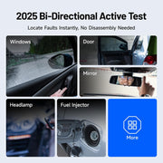 TOPDON Escáner de diagnóstico automotriz AD800BT V2.0 Bluetooth, herramienta de diagnóstico bidireccional multimarca para sistemas completos con 28 funciones de reinicio, dos años de actualizaciones gratuitas, prueba activa