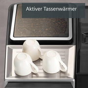 Cafetera superautomática Siemens EQ900 TQ903D03, control por app, pantalla táctil intuitiva, modo barista, AromaBoost, reducción de ruido, molinillo premium, limpieza automática con vapor, 1500 W, acero inoxidable