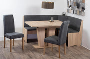 Conjunto de banco esquinero genérico Hamburg VEDUTI (roble Sonoma)