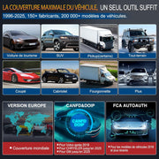 LAUNCH X431 Pro Elite Maletín de diagnóstico OBD2 para coche, bidireccional, codificación en línea de ECU, diagnóstico completo del sistema, más de 38 servicios de reinicio, CANFD DOIP, FCA, 2 años de actualización