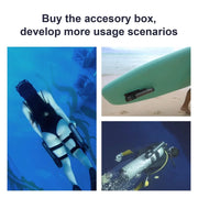 Scooter subacuático Subnado con control de pulgar, compacto, para SUP, piscina, buceo y esnórquel