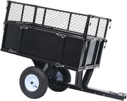 Remolque basculante genérico para cortacésped, capacidad de carga de 150 kg, jardinería, accesorios de jardinería, 92449