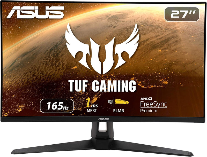 ASUS TUF Gaming VG279Q1A - Monitor gaming eSport 27" FHD - Panel IPS - 165Hz - 1ms - 1920x1080 - 250cd/m² - DisplayPort y 2x HDMI - Altavoces - AMD FreeSync Premium - Extreme Low Motion Blur
