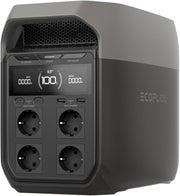 Estación eléctrica portátil EcoFlow DELTA 3, capacidad de 1024 Wh, celdas LFP, carga del 70% en 30 min, ampliable hasta 5 kWh, generador solar para camping, autocaravanas y alimentación de respaldo