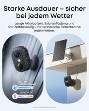 eufy Security Anker eufyCam C35 Set de 2 cámaras, cámara de vigilancia para exteriores