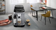 Cafetera superautomática De'Longhi Magnifica Evo ECAM 292.81.B con sistema de leche LatteCrema, 7 botones de selección directa para capuchino, espresso y otras especialidades de café, función de 2 tazas, negra