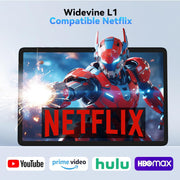 Tableta modelo 2026 de 10 pulgadas con lápiz óptico, Android 15, ultra eficiente - Teclado y ratón incluidos - Tabletas Android con IA Gemini, procesador, 8 GB de RAM + 256 GB de ROM, Widevine L1, 5 años de garantía