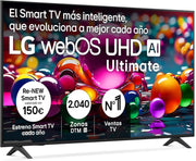 LG 65UA73006LA - TV 65", UHD 4K, WebOS 25, IA definitiva, HDR10 Pro, Superescalado, Dolby Digital Plus, Google Assistant, Negro