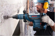 Martillo picador Bosch Professional GSH 7 VC (incl. empuñadura adicional, tubo de grasa, paño para la máquina, 1 cincel puntiagudo, SDS max, RTec Speed, 400 mm, maletín de transporte)