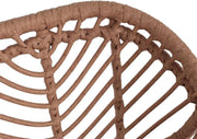 Lisa Design - Rosano - juego de 4 taburetes - efecto ratán - madera y negro, Negro/Madera