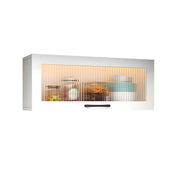Alacenas de pared para cocina, de madera blanca