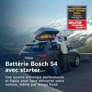 Batería de coche Bosch S4 013 95 Ah - 800 A - Batería de 12 V, Plomo-ácido para vehículos sin sistema Start/Stop, Polaridad izquierda (-) derecha (+), 354 x 175 x 190 mm