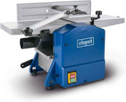 Regruesadora y cepilladora compacta Scheppach HMS850 | Potencia 1250W | 2 cuchillas de acero rápido | Ancho de cepillado 204mm | Altura de paso 120mm | Velocidad del eje 8500 rpm