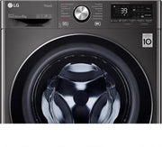 LG F4WV7080, Clase A, lavadora de carga frontal 8 kg, 1400 rpm, AI Direct Drive, Wi-Fi, limpieza profunda con vapor, gran capacidad, TRIPLE A, puerta exterior de cristal templado, 62 x 60 x 85 cm, blanco