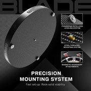 Diana de dardos de punta de acero Blade X 3061 de sisal con tecnología de doble núcleo, sistema de alambre ultrafino y accesorios para dardos