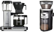 Moccamaster KBG Select, cafetera, cafetera retro, café de filtro, color blanco hueso, 1,25 L