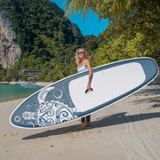 FEATH-R-LITE Tabla de paddle surf inflable para adultos SUP con dos configuraciones de accesorios diferentes