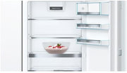 Frigorífico combi Bosch KGN36NWEA Serie 2, 186 x 60 cm, 215 L de refrigeración y 87 L de congelación, NoFrost: nunca más tendrá que descongelar, iluminación LED para una distribución uniforme de la luz