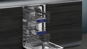 Siemens SR65YX08ME, lavavajillas inteligente iQ500 totalmente integrable, 45 cm de ancho, tercera bandeja para cubiertos, Zeolita, extra silencioso, aquaStop, apertura automática de puerta al finalizar el programa, varioSpeed, iluminación interior