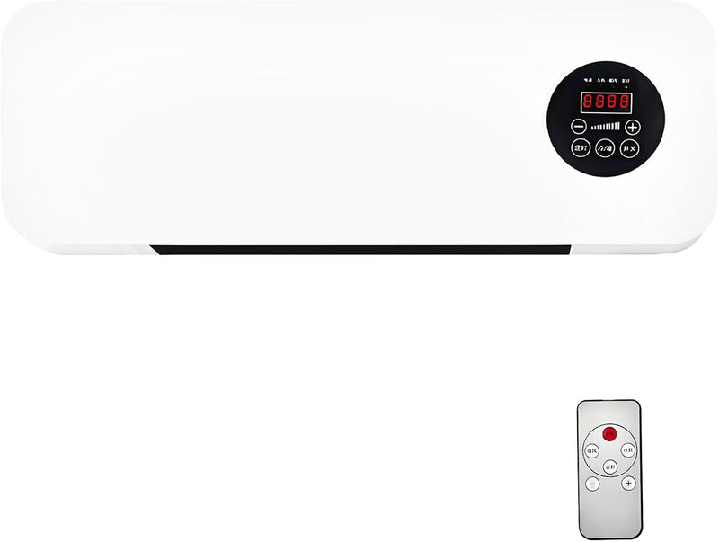 Aire acondicionado Epicooler, ventilador de pared con control remoto, aires acondicionados portátiles compactos y versátiles, aire acondicionado split de pared reversible, sin unidad exterior, temperatura constante inteligente (D)