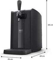 Grifo de cerveza Philips PerfectDraft para el hogar, 6 l, cerveza fresca y fría a 3° durante 30 días con indicadores LED (HD3760/90)