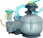 Bomba de filtrado de arena Bestway para piscina sobre suelo 8 327 L - 55,5 cm x 44 cm x 60 cm - Gris/Verde