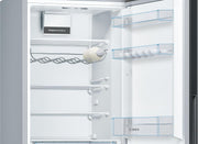 Bosch KGV36VBEAS, Serie 4, Frigorífico congelador, Libre instalación, 186 x 60 cm, 214 L / 94 L, Negro