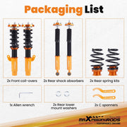 Amortiguadores de suspensión roscada maXpeedingrods para BMW Serie 3 E46 98-05 Berlina Touring Coupé