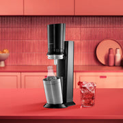 Máquina de agua con gas SodaStream Crystal 3.0 con 2 cilindros de CO2 Quick-Connect y 2 jarras de cristal