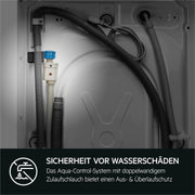AEG Waschmaschine Toplader, Serie 6000 ProSense: Mengenautomatik, 6 kg, EEKL A, SoftOpening Trommeldeckelöffnung, Wasserschutzalarm, Wasserstoppschlauch, Inverter Motor, 1400 U/min, LTR6A41460