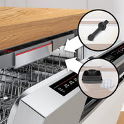 Batidora de vaso Bosch VitaBoost MMBH6P6BDE, cuchilla de acero inoxidable de 6 hojas, jarra de Tritán de 2,5 l, empujador, 6 programas automáticos, libro de recetas, sin BPA, fácil limpieza, 45.000 rpm, 1600 W, negro