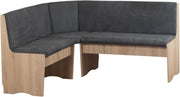 Conjunto de banco esquinero genérico Hamburg VEDUTI (roble Sonoma)