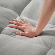 Sillón sofá convertible 3 en 1, sofá cama individual con respaldo ajustable, soporte para teléfono, USB y tipo C - ModernLuxe