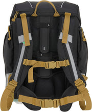 LÄSSIG Set de mochila escolar de 7 piezas para niños/School Set Boxy Unique Negro