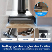 Tineco Floor One S6, limpiador de suelos inalámbrico todo en uno para suelos duros, gran autonomía, perfecto para suciedad difícil y pelo de mascotas, limpieza de bordes mejorada, autolimpieza